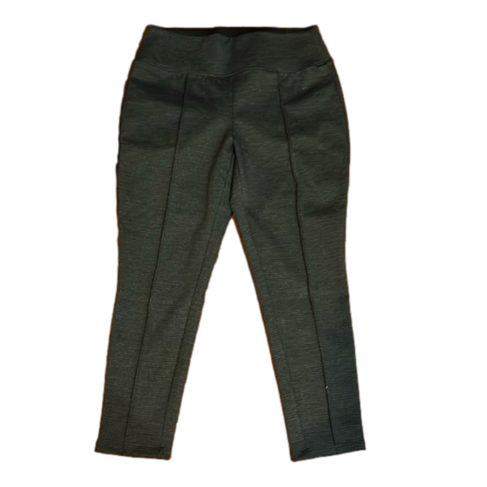 size Lp nine west dark grey pleated leggings